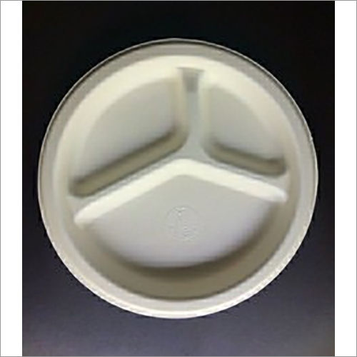 9 Inch 3 CP Eco Friendly Bagasse Plate