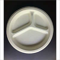 9 Inch 3 CP Eco Friendly Bagasse Plate