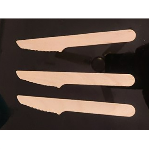 160 Mm Disposable Wooden Knife By NERA GLOBAL INC.