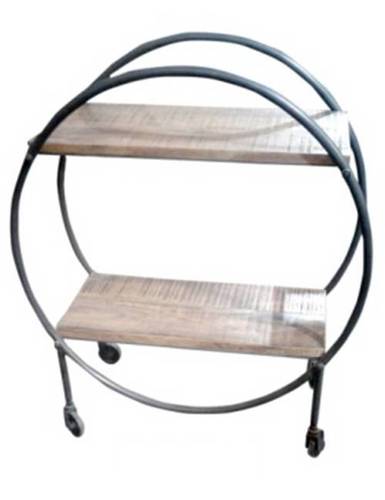 Book Rack Trolley Table