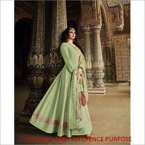 Printed Designer Long Anarkali Suit