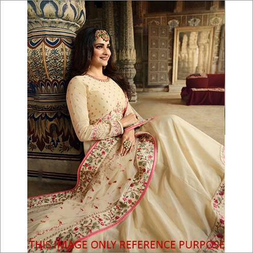 Heavy Faux Georgette Anarkali Suit