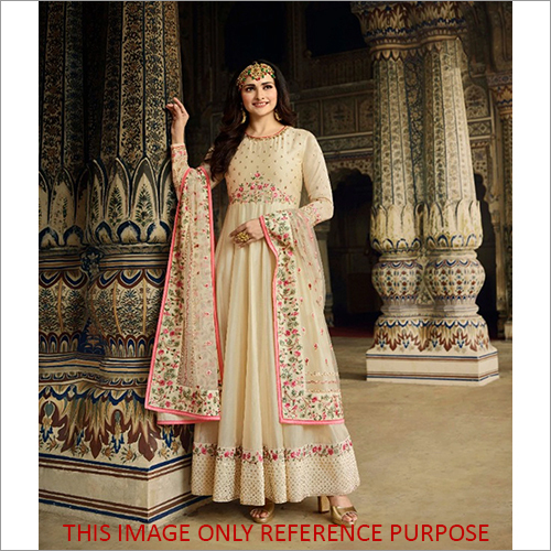 Heavy Faux Georgette Anarkali Suit