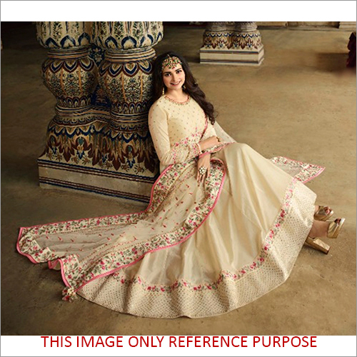 Heavy Faux Georgette Anarkali Suit