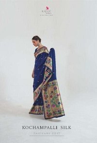 Rajtex Kochampalli Silk Handloom Party Wear Saree Catalog