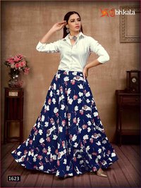 Shubhkala Frill And Flare Vol 4 Designer Top And Bottom Catalog