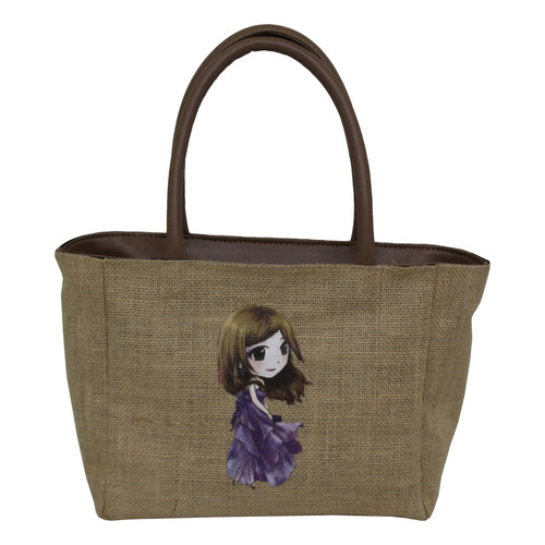 Available In All Color Inside Lining Pp Laminated Jute Tote Bag