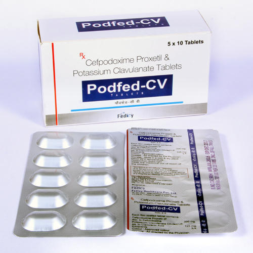 Cefpodoxime Proxetil  and Clavulanate  Tablets