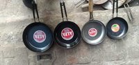 Iron Frying Pan - Cast Iron, Various Sizes, Black | Heavyweight With Wooden Handle And Excellent Heat Distribution
