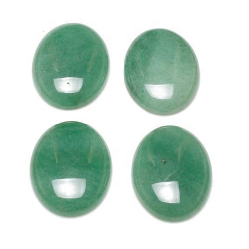 4x6mm Green Aventurine Oval Cabochon Loose Gemstones