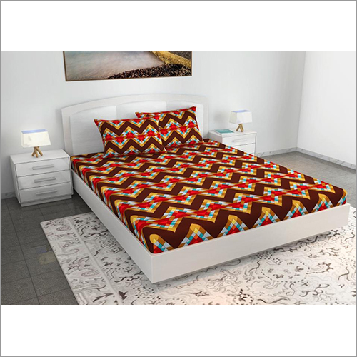 Multicolor Printed Bedsheet Set