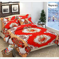 Designer 3d Bedsheet Set - 100% Pure Cotton, Full Size, Multicolor Printed Pattern | Washable, Ideal For Home & Hotel Use
