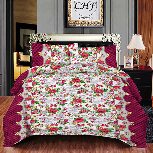 Cotton Double Printed Bedsheet Set