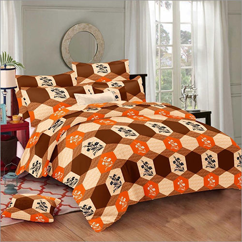 Multicolor Cotton Fancy Bedsheet Set