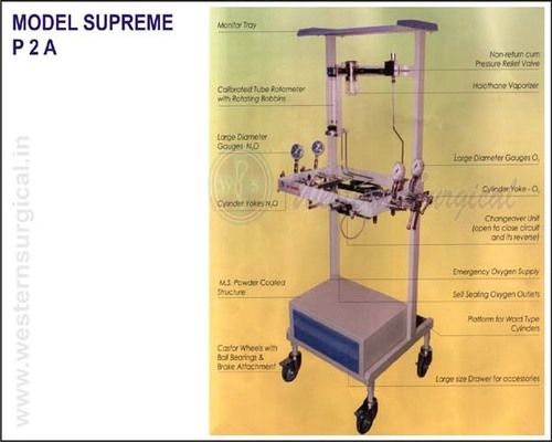 ANAESTHESIA MACHINE TROLLY MODEL SUPREME