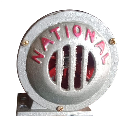 Fire Siren Hooter - Mild Steel, Wall Mounted, Red, 24V DC, 90dB Sound Level | Fire Safety & Personal Safety Equipment