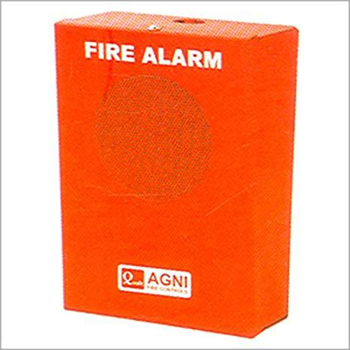Fire Alarm Hooter - Mild Steel, Wall Mounted, Red Color, 24V DC, 90dB Sound Level | Fire Safety, Personal Safety Equipment