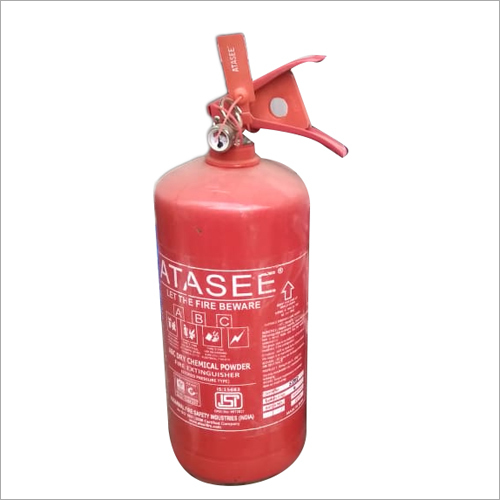 ABC Type Fire Extinguisher - 4Kg Mild Steel Dry Powder, 15 Sec Discharge Time | Fire Safety Equipment for Personal Safety