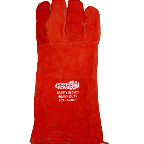 Fire Safety Gloves - Durable Leather Material | Personal Safety Equipment for Enhanced Protection against Heat and Fire Hazards