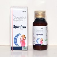 Ofloxacin Oral Suspension - Liquid Antibiotic, 1 Bottle With Leaflet | Treats Bacterial Infections, Suitable For All Ages