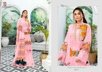 Shraddha Designer Charizma Colur Edition Cambric Cotton With Work Pakistani Suit Catalog