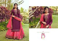 Rangoon Alankar Satin Georgette With Work Readymade Suit Catalog