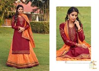 Rangoon Alankar Satin Georgette With Work Readymade Suit Catalog