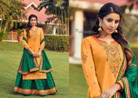 Rangoon Alankar Satin Georgette With Work Readymade Suit Catalog