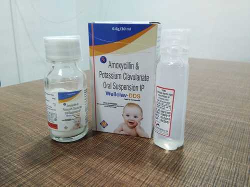 Amoxicillin + Potassium Clavulanate  Syrup