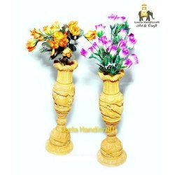 Decorative Wooden Flower Vase