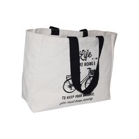 Cotton Web Handle Fashion Promotion Use Canvas Shopping Bag