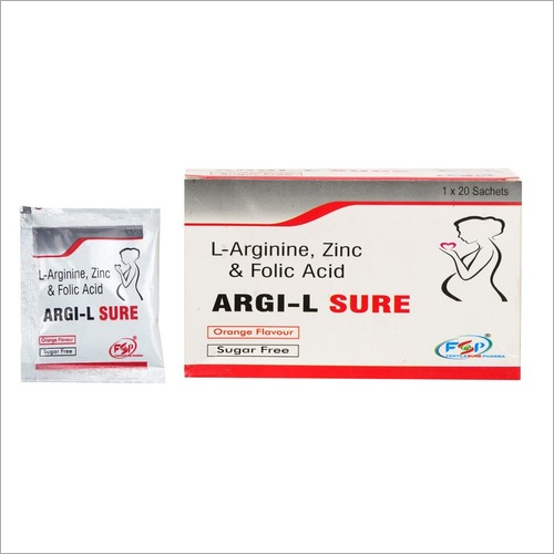 L Arginine Zinc Folic Acid Sachets General Medicines