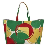 Inside Lining Printed Canvas Handle 12 Oz Natural Canvas Tote Bag