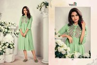 Vardan Designer Good News Rayon With Embroidery Work Kurti Catalog