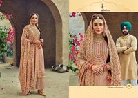 Eba Lifestyle Satrangi Georgette Embroidered Designer Suit Catalog