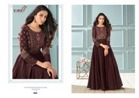Vamika Amorina Vol 6 Muslin Silk Designer Gowns Catalog