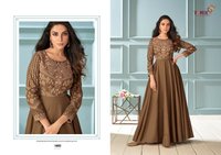 Vamika Amorina Vol 6 Muslin Silk Designer Gowns Catalog