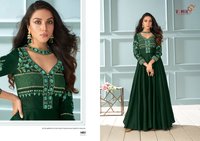 Vamika Amorina Vol 6 Muslin Silk Designer Gowns Catalog