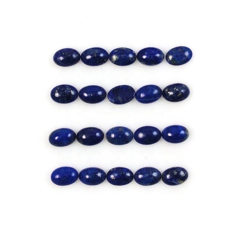 6x8mm Lapis Lazuli Oval Cabochon Loose Gemstones