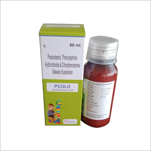 Paracetamol, Phenylephrine Hydrochloride And Chlorpheniramine Maleate Suspension