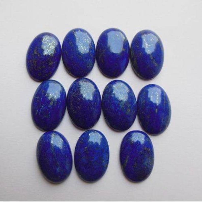 10x12mm Lapis Lazuli Oval Cabochon Loose Gemstones