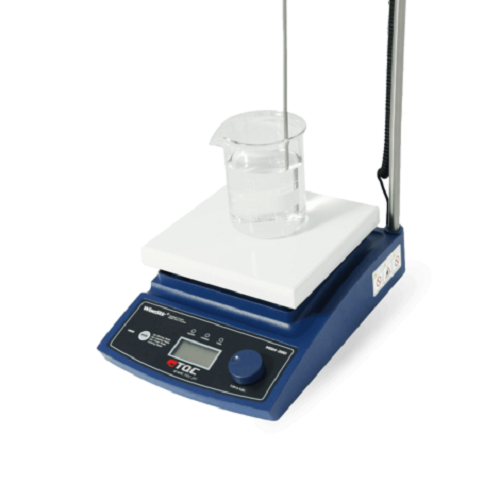 TQC SHEEN VF8800 Hotplate Stirrer - Plastic 22 Inch Length Yellow Color | 20 Liter Capacity Overheating Protection External Temperature Probe