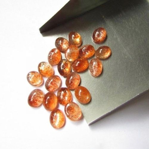 4x6mm Sunstone Oval Cabochon Loose Gemstones