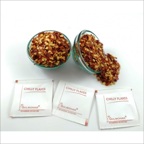 Chilli Flakes Paper Pouches Pack of 100 Pouches