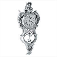 925 Silver Antique Handicraft Wall Clock