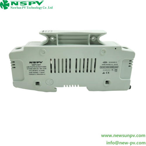 1500vdc Solar Fuse Holder Convenient Operation
