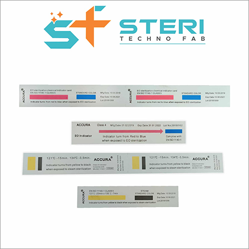 Chemical Indicators for Steam and ETO By STERI - TECHNO FAB