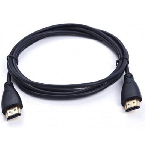 HDMI Cable For Personal Computer - 1.5 Meter Length, HD 1.4 Certified, Black Color, High Speed 18.0 Gbps Data Transfer Rate, Suitable for Ultra HD 4K