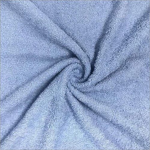 Blue Towel Terry Fabric