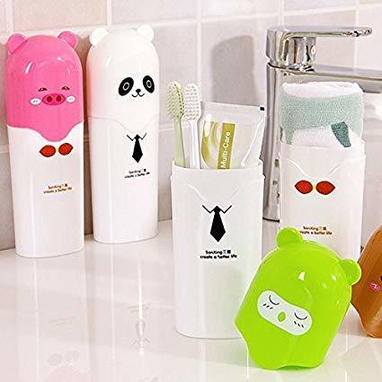 Cute Animal Design Travel Toothbrush Holder